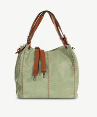 Alive With Style 'Margot' Shoulder/Cross Body Bag by Sassy Duck in Rust-Black-White-Green