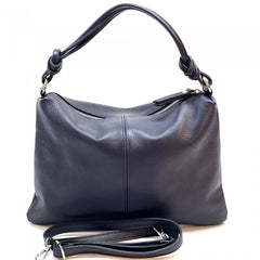 Alive With Style 'Lunaria' Italian Leather Handbag/Shoulder Bag/Cross Body Bag in Yellow-Lavender-Jacaranda-Green-Navy-LtTaupe-Red-Cobalt-Cream-White-Orange-Wine-Fuchsia-Animal-Brown-Black-Bronze-Petrol-Pink-DrkRed-LtGreen-DrkGreen-Purple-Tan-Grey-IceBlue