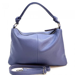 Alive With Style 'Lunaria' Italian Leather Handbag/Shoulder Bag/Cross Body Bag in Yellow-Lavender-Jacaranda-Green-Navy-LtTaupe-Red-Cobalt-Cream-White-Orange-Wine-Fuchsia-Animal-Brown-Black-Bronze-Petrol-Pink-DrkRed-LtGreen-DrkGreen-Purple-Tan-Grey-IceBlue