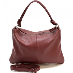 Alive With Style 'Lunaria' Italian Leather Handbag/Shoulder Bag/Cross Body Bag in Yellow-Lavender-Jacaranda-Green-Navy-LtTaupe-Red-Cobalt-Cream-White-Orange-Wine-Fuchsia-Animal-Brown-Black-Bronze-Petrol-Pink-DrkRed-LtGreen-DrkGreen-Purple-Tan-Grey-IceBlue