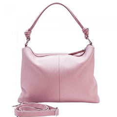Alive With Style 'Lunaria' Italian Leather Handbag/Shoulder Bag/Cross Body Bag in Silver-Yellow-Sage-Taupe-Red-Cream-White-Fuchsia-Black-Pink-LtGreen-Tan-IceBlue-Gold