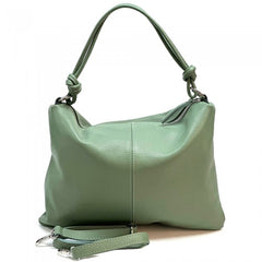 Alive With Style 'Lunaria' Italian Leather Handbag/Shoulder Bag/Cross Body Bag in Yellow-Lavender-Jacaranda-Green-Navy-LtTaupe-Red-Cobalt-Cream-White-Orange-Wine-Fuchsia-Animal-Brown-Black-Bronze-Petrol-Pink-DrkRed-LtGreen-DrkGreen-Purple-Tan-Grey-IceBlue