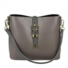 Alive With Style 'Mafalda' Italian Leather Shoulder/Cross Body Bag in Navy/TanBlack-Red-Navy-Taupe/Black-Taupe-Cream-Tan/Brown-Black/White-Olive-Nude-Light Blue-Sage-Blue-Wine/Black-DarkTauple/Black-Sky Blue-Tan-Cream/Tan-White-Beige/Taupe