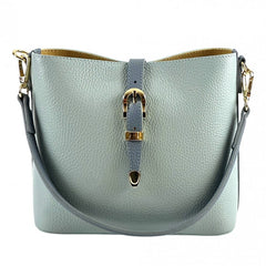 Alive With Style 'Mafalda' Italian Leather Shoulder/Cross Body Bag in Navy/TanBlack-Red-Navy-Taupe/Black-Taupe-Cream-Tan/Brown-Black/White-Olive-Nude-Light Blue-Sage-Blue-Wine/Black-DarkTauple/Black-Sky Blue-Tan-Cream/Tan-White-Beige/Taupe