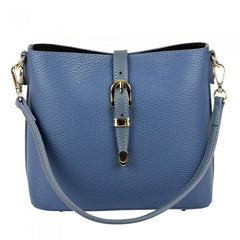 Alive With Style 'Mafalda' Italian Leather Shoulder/Cross Body Bag in Navy/TanBlack-Red-Navy-Taupe/Black-Taupe-Cream-Tan/Brown-Black/White-Olive-Nude-Light Blue-Sage-Blue-Wine/Black-DarkTauple/Black-Sky Blue-Tan-Cream/Tan-White-Beige/Taupe