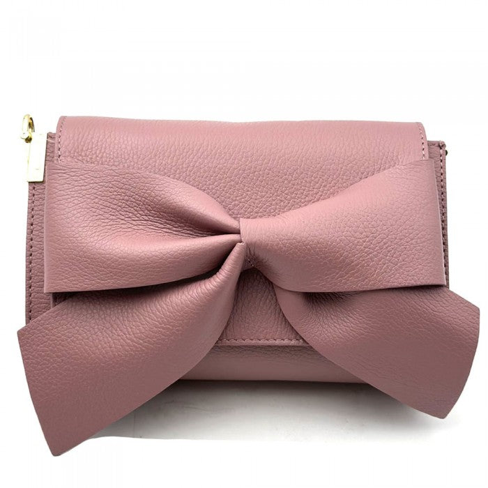 Alive With Style 'Liorenza' Italian Leather Clutch/Shoulder Bag in Pink-Cream-White-Blue-Navy-IceBlue-SoftOrange-Tan-Black-Taupe-Red-Beige-Sage-Green-Fuschia-Brown-Wine-Pewter-Olive-Purple-Orange