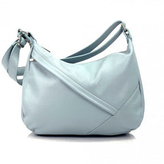 Alive With Style 'Giada' Leather Shoulder/Cross Body Bag in Wine-Black-Grey-Pink-Fuchsia-Light Taupe-Cream-Light Pink-Tan-Blue-Brown-Cobalt-White-Yellow-Mushroom-Orange-Dark Blue-Purple-Taupe