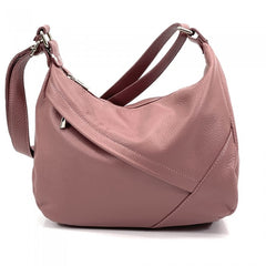Alive With Style 'Giada' Leather Shoulder/Cross Body Bag in Wine-Black-Grey-Pink-Ice Blue-Fuchsia-Light Taupe-Cream-Light Pink-Tan
