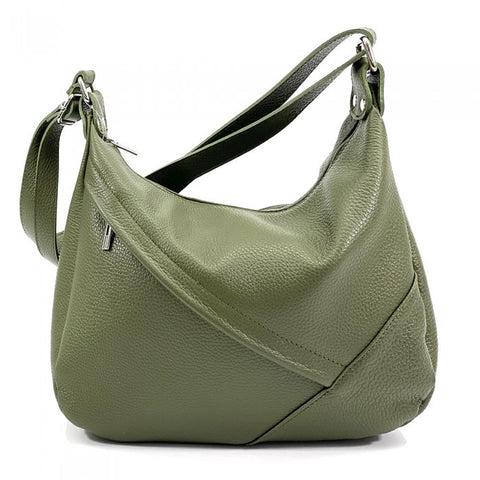 Alive With Style 'Giada' Leather Shoulder/Cross Body Bag in Wine-Black-Grey-Pink-Fuchsia-Light Taupe-Cream-Light Pink-Tan/Blue-Brown-Cobalt-White-Yellow-Mushroom-Orange-Dark Blue-Sage-Purple-Taupe