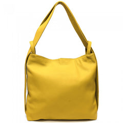 Alive With Style 'Greta GM' Leather Shoulder Bag/Backpack in Fuchsia-Jade-Red-Dark Brown-Black-White-Dark Grey-Ice Blue-Pink-Salmon-Cream-Cobalt-Tan-Rose-Emerald-BrightGreen-Turquoise-Jacaranda-Grey-Green-Taupe-Chocolate-Pink-Yellow-Sage-Navy-Beige
