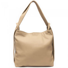 Alive With Style 'Greta GM' Leather Shoulder Bag/Backpack in Fuchsia-Jade-Red-Dark Brown-Black-White-Dark Grey-Ice Blue-Pink-Salmon-Cream-Cobalt-Tan-Rose-Emerald-BrightGreen-Turquoise-Jacaranda-Grey-Green-Taupe-Chocolate-Pink-Yellow-Sage-Navy-Beige