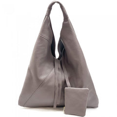 Alive With Style 'Vincenza' Leather Shoulder Bag in Watermelon-Cream-Cobalt-Jacaranda-Yellow-Black-Jade-Olive-Light Blue-Purple-Taupe-Navy-Tan-Dark Grey-Light Grey-Gold-Cream/Tan-Pink-Silver-DkRed-Lilic-Bge-Fuchsia-Orange-Green-White