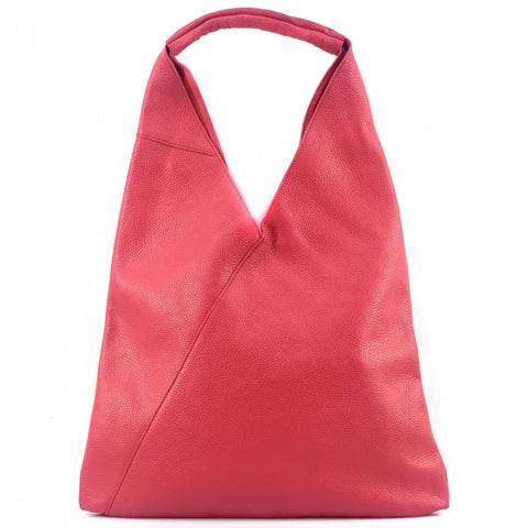 Alive With Style 'Vincenza' Leather Shoulder Bag in Watermelon-Orange-cream-White-Cobalt-Ice Blue-Fuchsia-Yellow-Mauve-Black-Beige