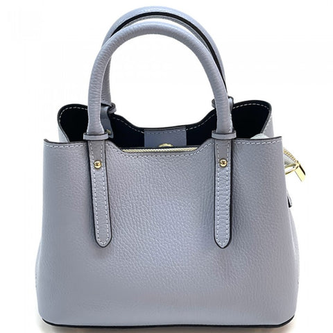 Alive With Style 'Giuseppina' Italian Leather Handbag/Shoulder Bag in Ice Blue-Navy-Red-White-Sage-Taupe-Black-Nude-Cream-Fuchsia