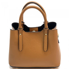 Alive With Style 'Giuseppina' Italian Leather Handbag/Shoulder Bag in White-Black-Fuchsia-Cream-Red-Navy-Ice Blue-Sage-Tan-Nude