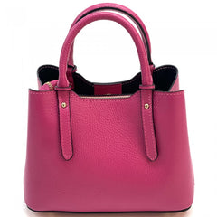 Alive With Style 'Giuseppina' Italian Leather Handbag/Shoulder Bag in Ice Blue-Navy-Red-White-Sage-Taupe-Black-Nude-Cream-Fuchsia