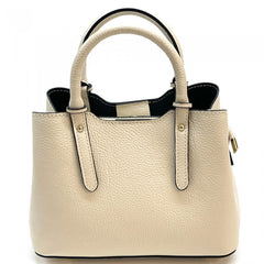 Alive With Style 'Giuseppina' Italian Leather Handbag/Shoulder Bag in Ice Blue-Navy-Red-White-Sage-Taupe-Black-Nude-Cream-Fuchsia