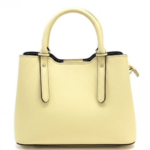 Alive With Style 'Giuseppina' Italian Leather Handbag/Shoulder Bag in White-Black-Yellow-Cream-Red-Sage-Nude-Pink-Taupe