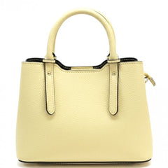 Alive With Style 'Giuseppina' Italian Leather Handbag/Shoulder Bag in White-Black-Yellow-Cream-Red-Sage-Nude-Pink-Taupe