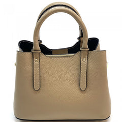 Alive With Style 'Giuseppina' Italian Leather Handbag/Shoulder Bag in Ice Blue-Navy-Red-White-Sage-Taupe-Black-Nude-Cream-Fuchsia