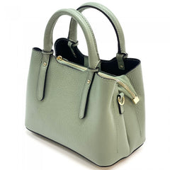 Alive With Style 'Giuseppina' Italian Leather Handbag/Shoulder Bag in White-Black-Yellow-Cream-Red-Sage-Nude-Pink-Taupe