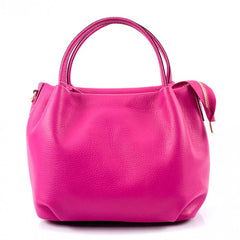 Alive With Style 'Sefora' Italian Leather Handbag in Yellow-Black-Lavender-DkRed-Purple-Camel-Jade-Red-Fuschia-Grey-Salmon-Turquoise-LgtGreen-Silver-Gold-Bronze-White-DkGreen-Rose-Cream-Navy-Sage-Olive-Blue-Orange-SkyBlue-DkGrey-Bordeaux-DkBrown-Taupe