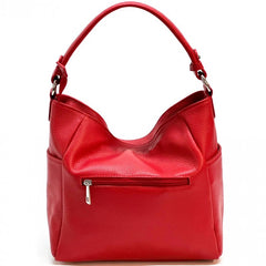 Alive With Style 'Betta' Italian Leather Shoulder/Cross Body Bag in Red-Purple-Blue-Nude-Olive-White-Beige-Black-Taupe-Navy