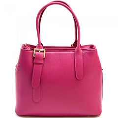 Alive With Style 'Kentia' Leather Handbag/Shoulder Bag/Cross Body Bag in Cream/Taupe-Pink-Black-Green-Beige-Cream-Tan/Brown-LtBlue/Navy-Yellow/Black-Taupe/Black-White-Orange/Tan-Cream/Tan-Navy