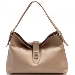 Alive With Style 'Carmina' Italian Leather Shoulder/Cross Body Bag in Tan-Navy-Ice Blue-Black-Ginger-Cream-Pink-Taupe-White-Sage