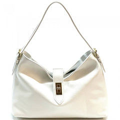Alive With Style 'Carmina' Italian Leather Shoulder/Cross Body Bag in Tan-Navy-Ice Blue-Black-Ginger-Cream-Pink-Taupe-White-Sage