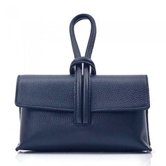Alive With Style 'Rosita' Italian Leather Clutch/Cross Body Bag in Dark Green-Purple-Dark Taupe-Navy-Chocolate-Blue-Silver-Gold-Rose-Pink-Cobalt-Dark Red-Cream-Green-Orange-Taupe-Yellow-Teal-Fuschia-Tan-Mauve-White-Red-Black-Light Taupe