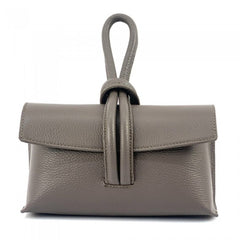 Alive With Style 'Rosita' Italian Leather Clutch/Cross Body Bag in Dark Green-Purple-Dark Taupe-Navy-Chocolate-Blue-Silver-Gold-Rose-Pink-Cobalt-Dark Red-Cream-Green-Orange-Taupe-Yellow-Teal-Fuschia-Tan-Mauve-White-Red-Black-Light Taupe