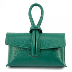Alive With Style 'Rosita' Italian Leather Clutch/Cross Body Bag in Dark Green-Purple-Dark Taupe-Navy-Chocolate-Blue-Silver-Gold-Rose-Pink-Cobalt-Dark Red-Cream-Green-Orange-Taupe-Yellow-Teal-Fuschia-Tan-Mauve-White-Red-Black-Light Taupe