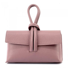 Alive With Style 'Rosita' Italian Leather Clutch/Cross Body Bag in Dark Green-Purple-Dark Taupe-Navy-Chocolate-Blue-Silver-Gold-Rose-Pink-Cobalt-Dark Red-Cream-Green-Orange-Taupe-Yellow-Teal-Fuschia-Tan-Mauve-White-Red-Black-Light Taupe