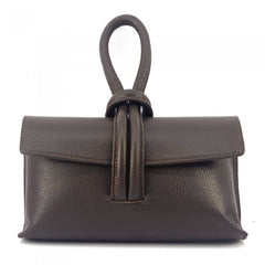 Alive With Style 'Rosita' Italian Leather Clutch/Cross Body Bag in Dark Green-Purple-Dark Taupe-Navy-Chocolate-Blue-Silver-Gold-Rose-Pink-Cobalt-Dark Red-Cream-Green-Orange-Taupe-Yellow-Teal-Fuschia-Tan-Mauve-White-Red-Black-Light Taupe