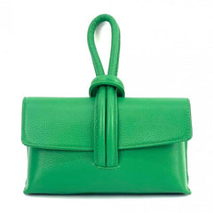 Alive With Style 'Rosita' Italian Leather Clutch/Cross Body Bag in Dark Green-Purple-Dark Taupe-Navy-Chocolate-Blue-Silver-Gold-Rose-Pink-Cobalt-Dark Red-Cream-Green-Orange-Taupe-Yellow-Teal-Fuschia-Tan-Mauve-White-Red-Black-Light Taupe