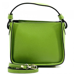 Alive With Style 'Queen' Leather Handbag/Shoulder Bag in Purple-Taupe-Yellow-Blue-Olive-Red-Tan-Wine-Ice Blue-Black-Chocolate-Light Taupe-Green-Light Blue-Navy