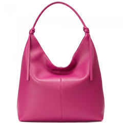 Alive With Style 'Flavia' Italian Leather Shoulder Bag in Lemon-Orange-Cream-White-White/Beige-BrightBlue-LightBlue-Jacaranda-Beige-Green-Fuchsia-Black-Gold-Rose-Red-Sage-Ice Blue