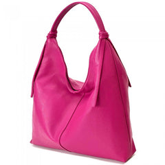 Alive With Style 'Flavia' Italian Leather Shoulder Bag in Lemon-Orange-Cream-White-White/Beige-BrightBlue-LightBlue-Jacaranda-Beige-Green-Fuchsia-Black-Gold-Rose-Red-Sage-Ice Blue