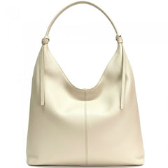Alive With Style 'Flavia' Italian Leather Shoulder Bag in Lemon-Orange-Cream-White-White/Beige-BrightBlue-LightBlue-Jacaranda-Beige-Green-Fuchsia-Black-Gold-Rose-Red-Sage-Ice Blue