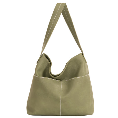 Alive With Style 'Sophia' Shoulder Bag by Sassy Duck in Black-Coco-Slate-Eucalyptus-Celery-Lime
