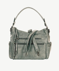 Alive With Style 'Alexa' Shoulder/Cross Body Bag by Sassy Duck in Blue-Tan-Green
