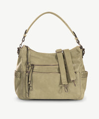 Alive With Style 'Alexa' Shoulder/Cross Body Bag by Sassy Duck in Blue-Tan-Green