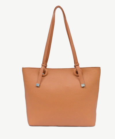 Alive With Style 'April' Shoulder Bag/Tote by Sassy Duck in Blue-Tan-Beige