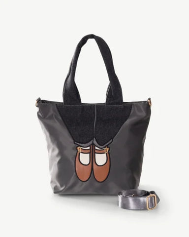 Alive With Style 'Missy' Handbag/Tote by Sassy Duck in Black-Olive