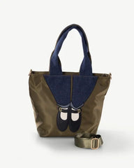 Alive With Style 'Missy' Handbag/Tote by Sassy Duck in Black-Olive