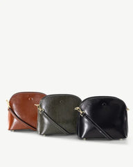 Alive With Style 'Suki' Shoulder/Cross Body Bag by Sassy Duck in Black-Tan-Olive