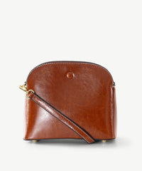 Alive With Style 'Suki' Shoulder/Cross Body Bag by Sassy Duck in Tan-White-Red