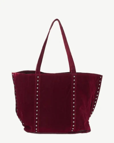 Alive With Style 'Desiree' Shoulder Bag/Tote by Sassy Duck in Burgundy-Olive-Black