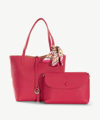 Alive With Style 'Adina' Shoulder Bag/Tote by Sassy Duck in Green-Tan-Red